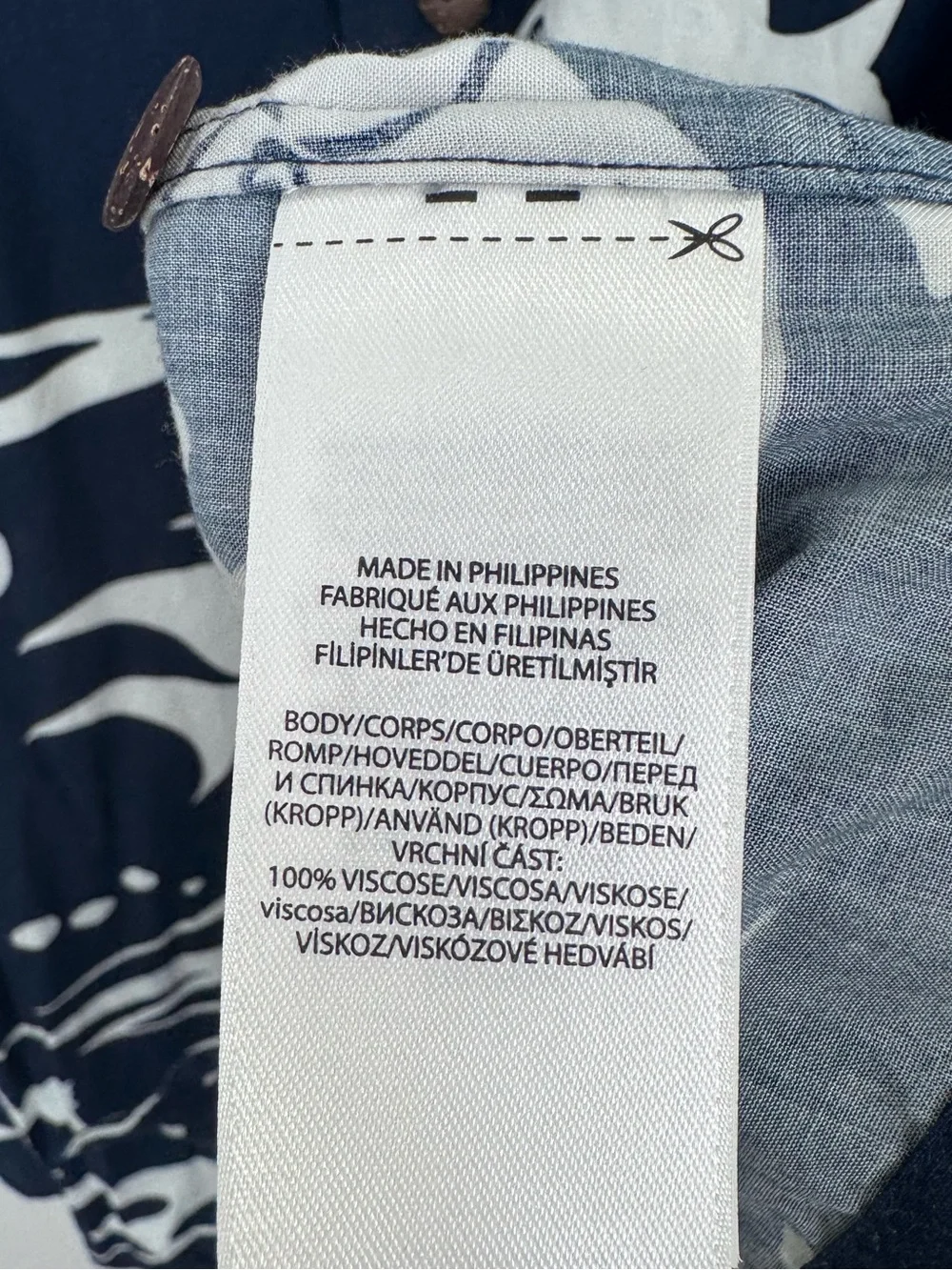 Polo Ralph Lauren Men Classic Fit Shirt Hoffman‎ Print Navy Blue Size Large